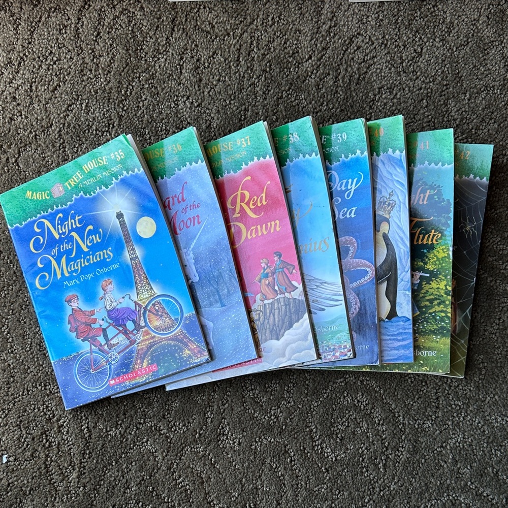 Scholastic Magic Treehouse Series Paperbacks - Books 35-42